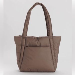 Baggu Puffy Mini Tote | Brown